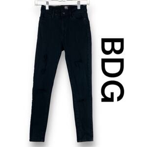 BDG Twig Ripped High-Waisted Skinny Jean Destroyed Distressed Womens Size 24